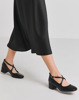 Cross Strap Mary Jane Ex Wide Fit - Image