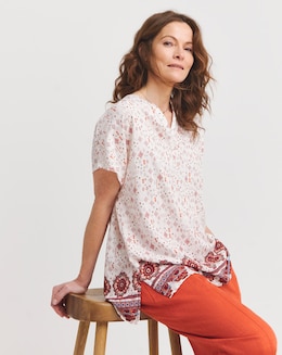 Julipa Notch Neck Tunic - Image