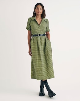 Nobody's Child Hebe Check Midaxi Dress