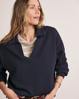 Anthology Collared Modal Sweatshirt - Image