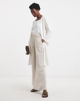 Crochet Longline Kimono - Image