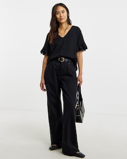 Frill Sleeve Top - Image