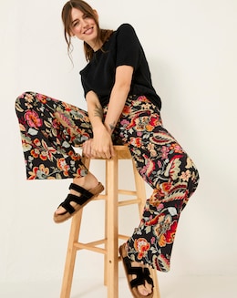 Fatface Wide Leg Trouser - Image
