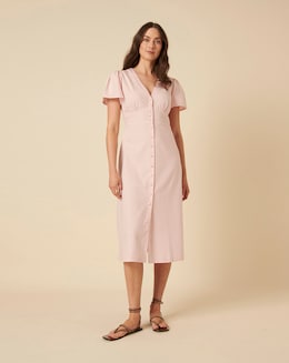 Nobody's Child Denim Midi Dress - Image
