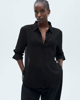 Mango Glen Dobby Shirt - Image