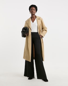 Tailored Wide Leg Trousers - Image