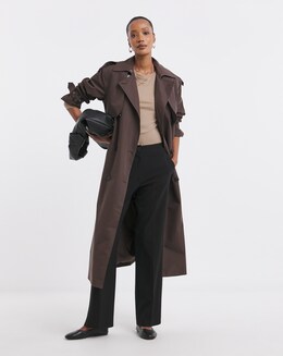 Tailored Straight Leg Trousers - Image