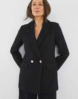 Boucle Double Breasted Blazer - Image