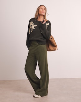 Anthology Ponte Wide Leg Trousers - Image