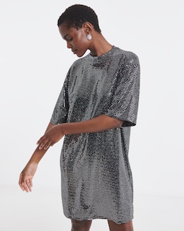 Sparkle T-shirt Dresss - Image