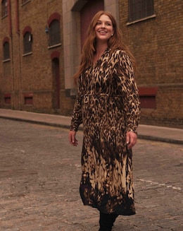 Anthology Long Sleeve Printed Maxi Dress - Image