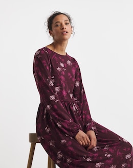 Soft Touch Printed Smock Dress - Image