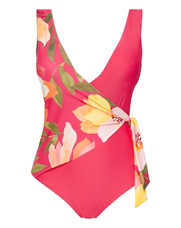 Hawaii Wrap Front Swimsuit - Image