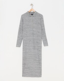 Rib Midi Dress - Image