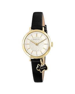Radley Black Leather Strap Watch