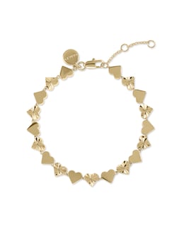 Radley Textured Heart link Bracelet