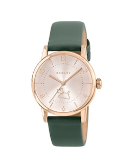 Radley Rose Gold Plated Leather Watch