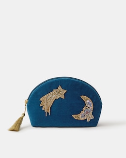 Accessorize Star &amp; Moon Velvet Pouch