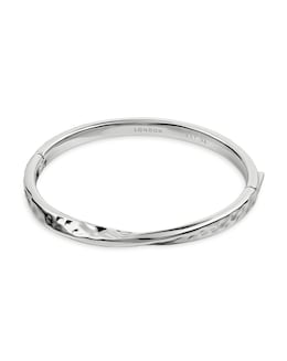 Radley Silver Plated Hammer style Bangle