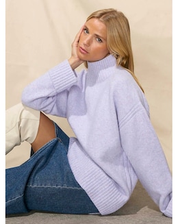 Ro&Zo Turn Back Cuff Jumper - Image