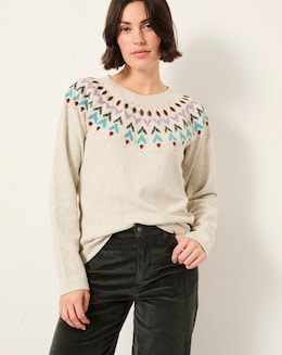 Fatface Fairisle Crew Sweat - Image