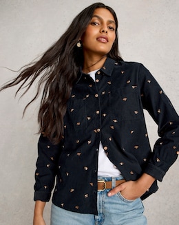 White Stuff Sophie Cord Shirt - Image