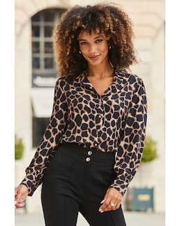 Sosandar Moroccan Blouson Sleeve Shirt - Image