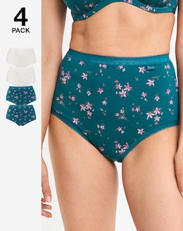 4 Pack Slimma Full Fit Knickers - Image