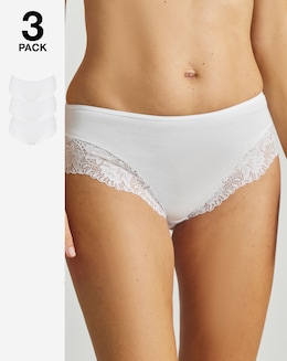 3 Pack Midi Brazilian Knickers - Image