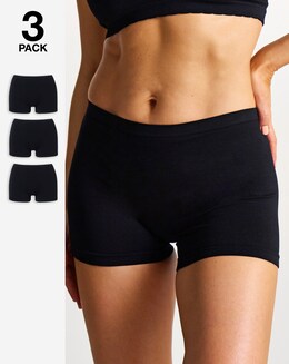 3Pack Seamfree Boy Shorts - Image