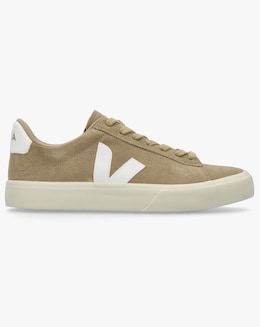 Veja Campo Suede Dune White Trainers - Image