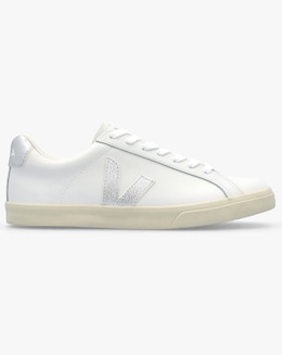 Veja Esplar Logo White Black Trainers - Image