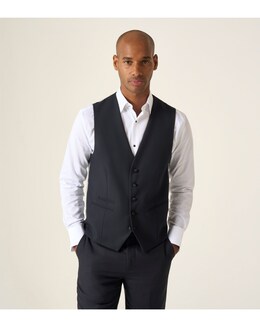 Skopes Newman Suit Waistcoat Black