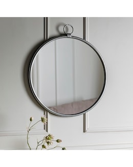 Gallery Bayswater Large Silver Round Mirror