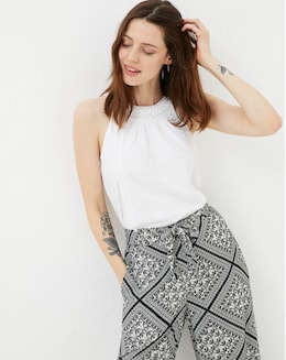 FatFace Nancy Crochet Vest