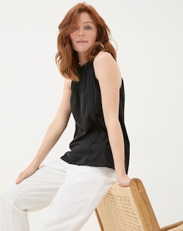 FatFace Nancy Crochet Vest - Image