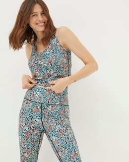 FatFace 'Ebb &amp; Flow' Elowen Print Crop Top
