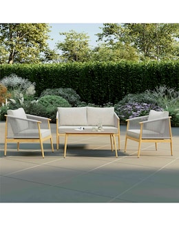 Charles Bentley Rope Weave Lounge Sofa Set