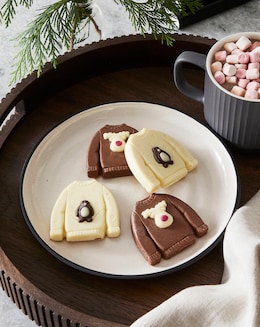 Choc on Choc Belgian Chocolate Milk And White Christmas Jumpers