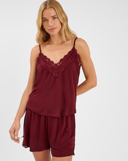 Accessorize Lace Trim Pyjama Set