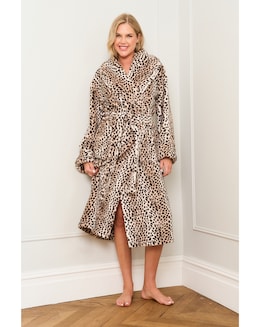 JimJamTheLabel Animal Print Dressing Gown