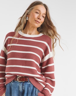 STRIPE CREW NECK - Image