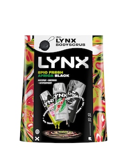 Lynx Trio All Stars + Bodyscrub Gift Set