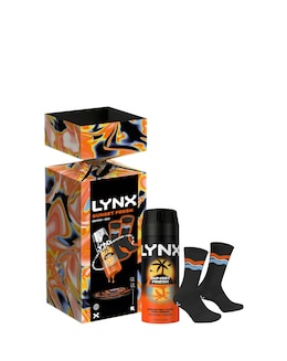 Lynx Bodyspray + Socks Sunset Fresh Cracker Gift Set