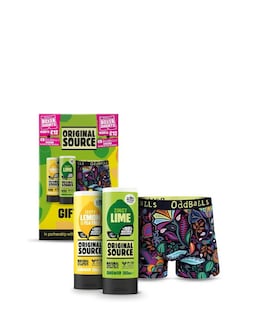 Original Source Odd Balls Red Boxers Gift Set