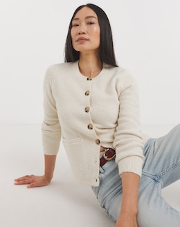 Button Down Heavyweight Cardigan - Image