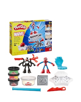 Play-Doh Marvel Spider-Man Launch &amp; Slice Battle Playset