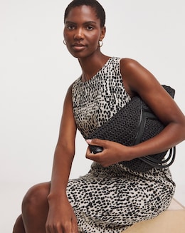 Linen Shift Dress - Image