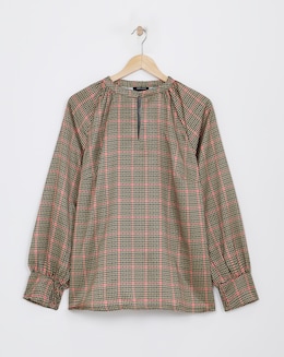 Satin Top With Keyhole - Image