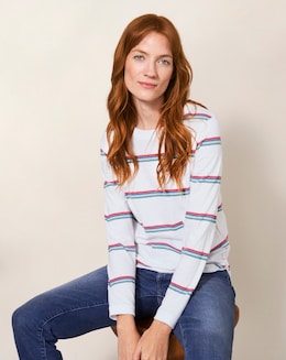 White Stuff Cassie Stripe T shirt